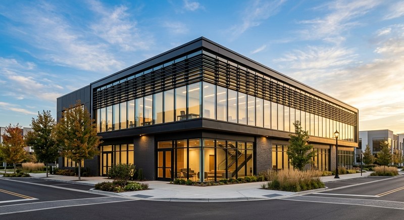 Two-Story Office · Curtain Wall