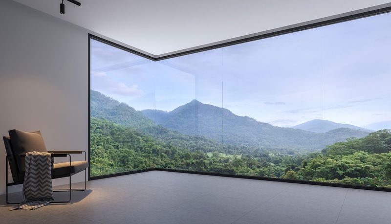 Corner specialty aluminum window
